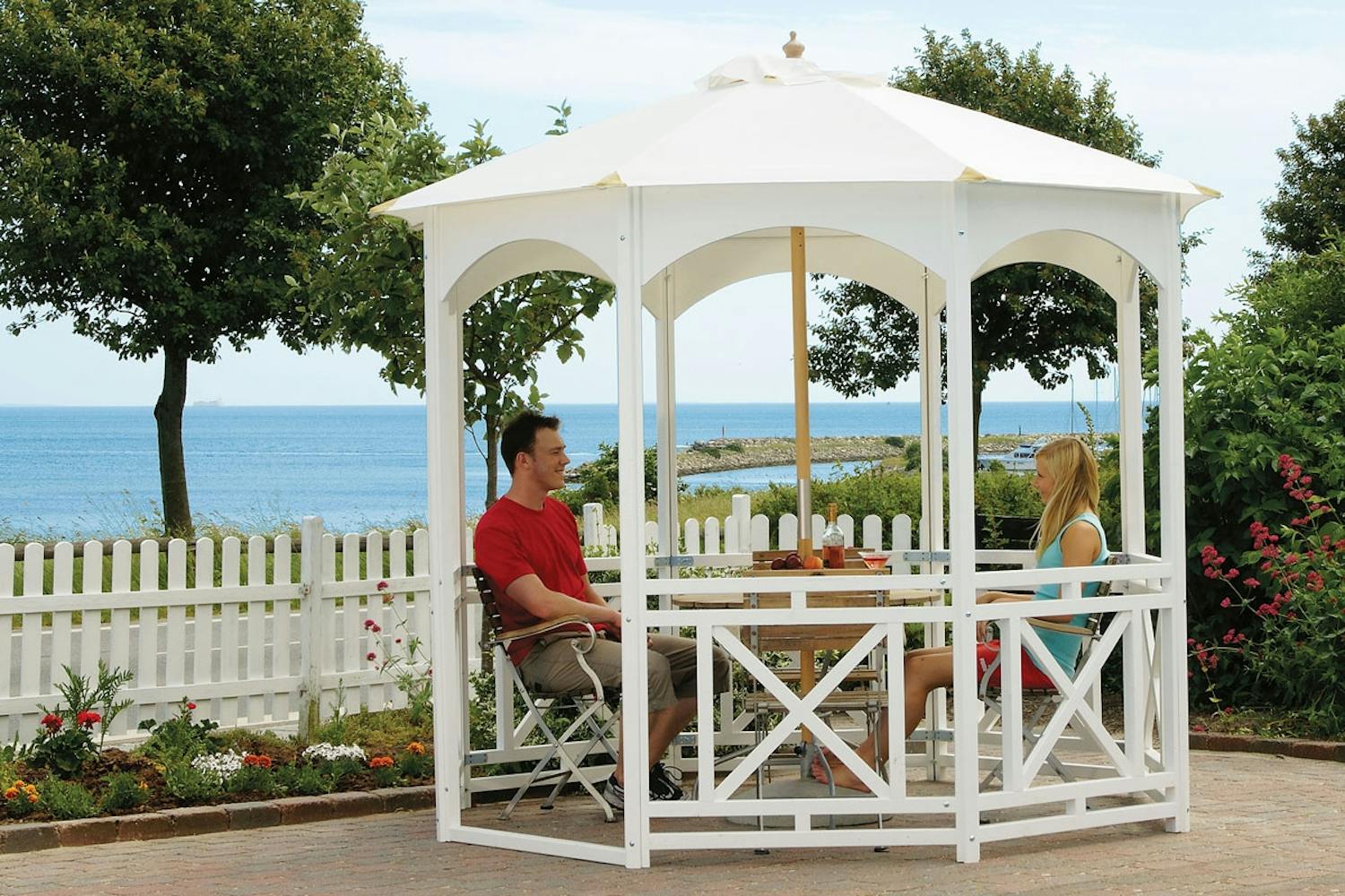 Transportabelt lysthus